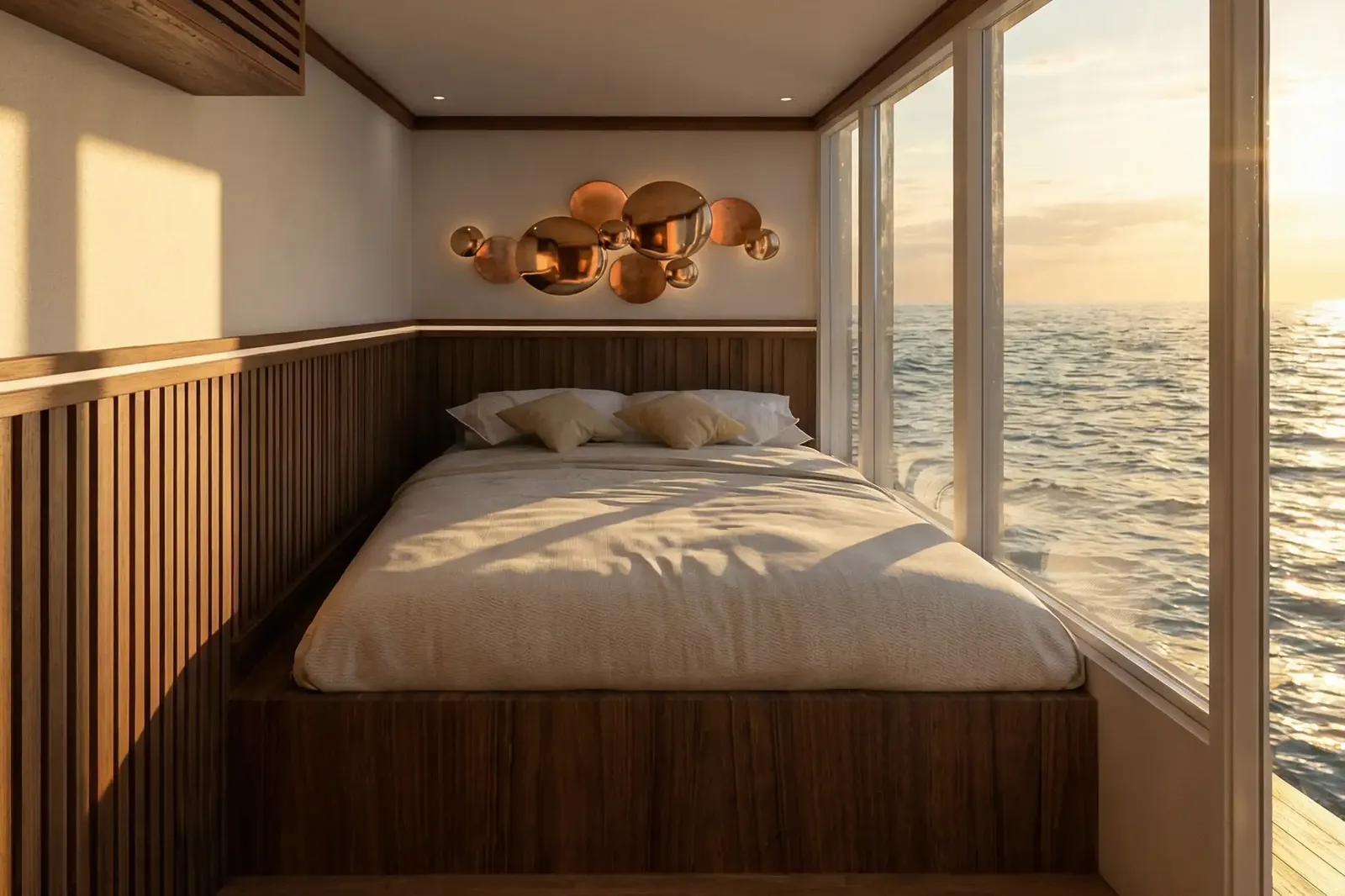 Aura Suci liveaboard — master cabin aura suci 8, Komodo National Park