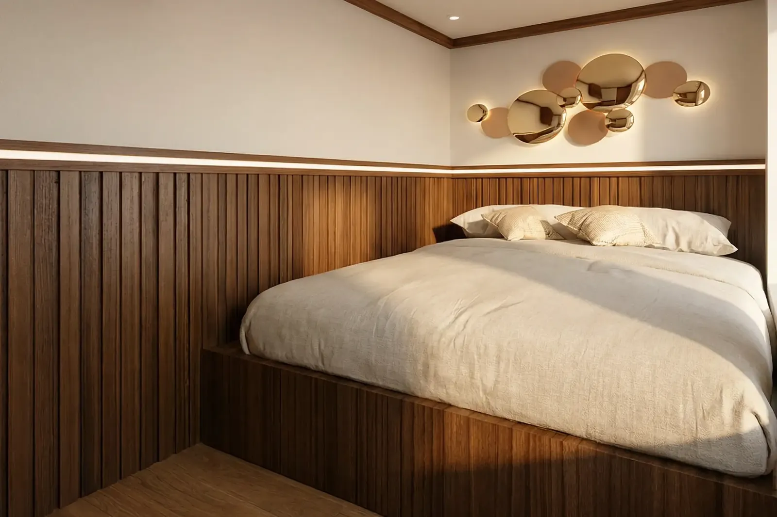 Aura Suci liveaboard — master cabin aura suci, Komodo National Park