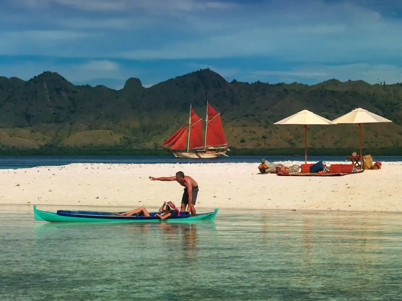 Beach Setup Si Datu Bua — Komodo National Park
