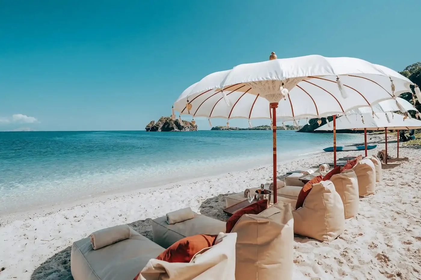 Beach Setup Sunset Dinner — Komodo National Park