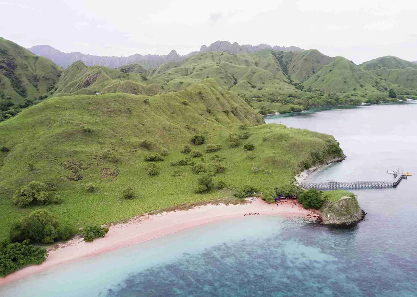 Pink Beach Pantai Merah On Komodo Island — Komodo National Park