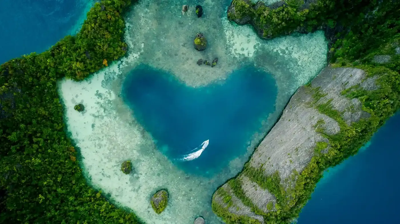 Raja Ampat Karst Aerial — Komodo National Park, by our operator Komodo Luxury